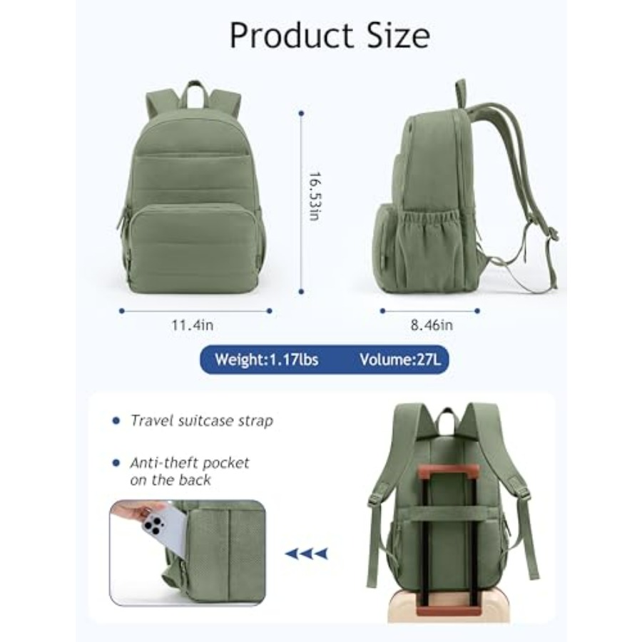 Travel Backpack for Women, 15. - Laptop Backpack 15.6 avaliação e preço