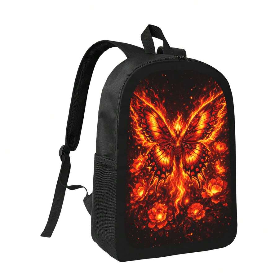 Flame Phoenix Butterfly Backpa - Fashion Backpack Women avaliação e preço