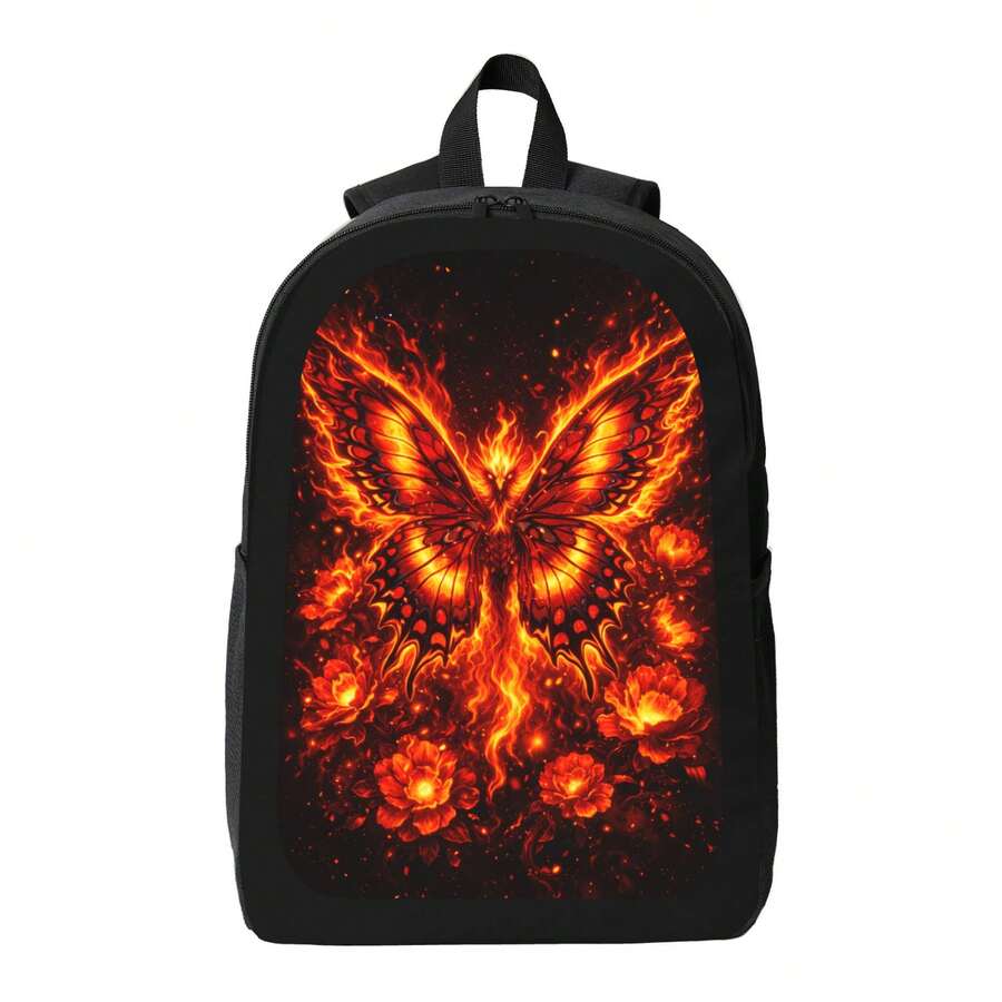 Flame Phoenix Butterfly Backpa - Fashion Backpack Women avaliação e preço