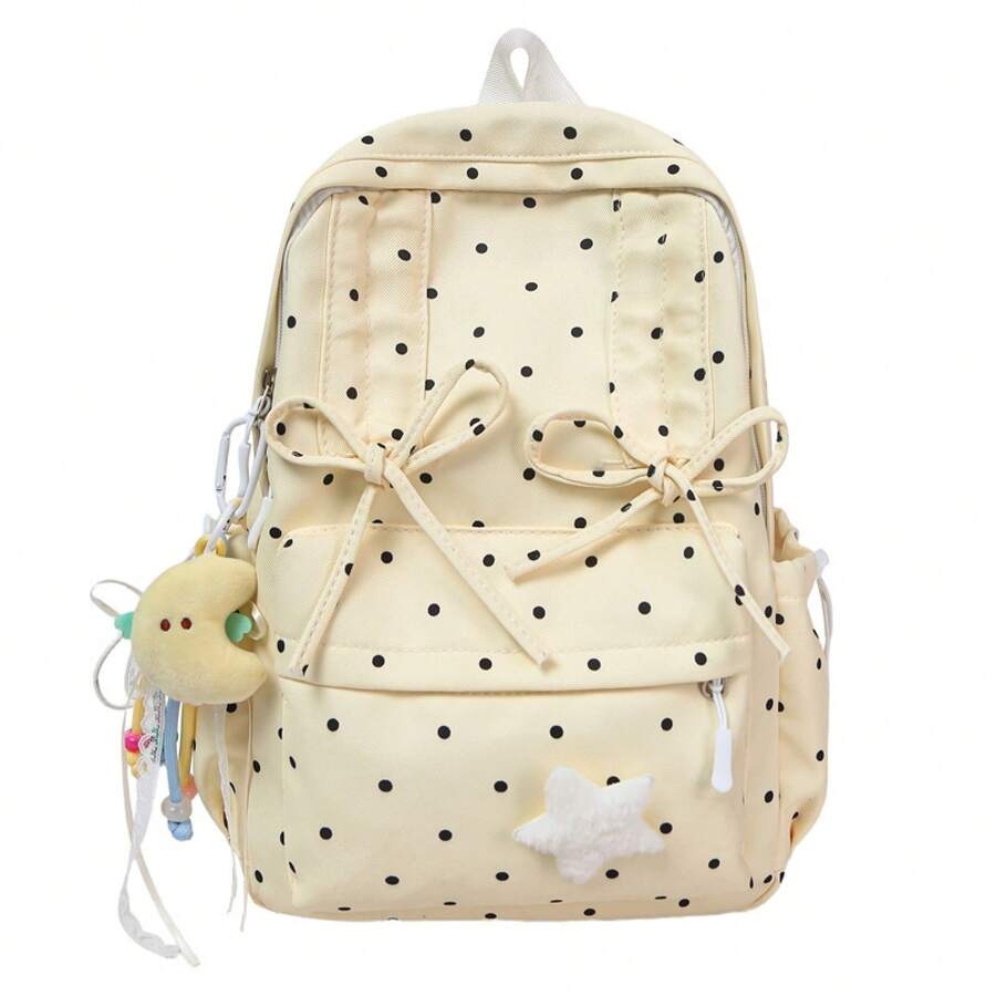 Cute Polka Dot Small Backpack  - Fashion Backpack Women avaliação e preço