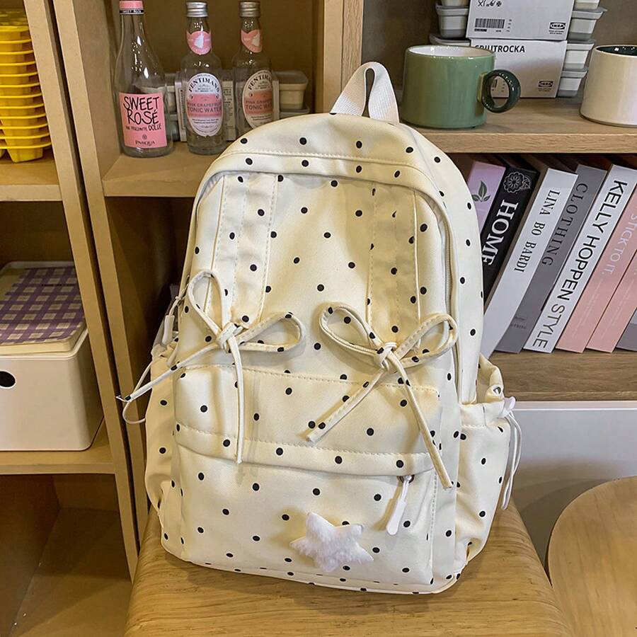 Cute Polka Dot Small Backpack  - Fashion Backpack Women avaliação e preço