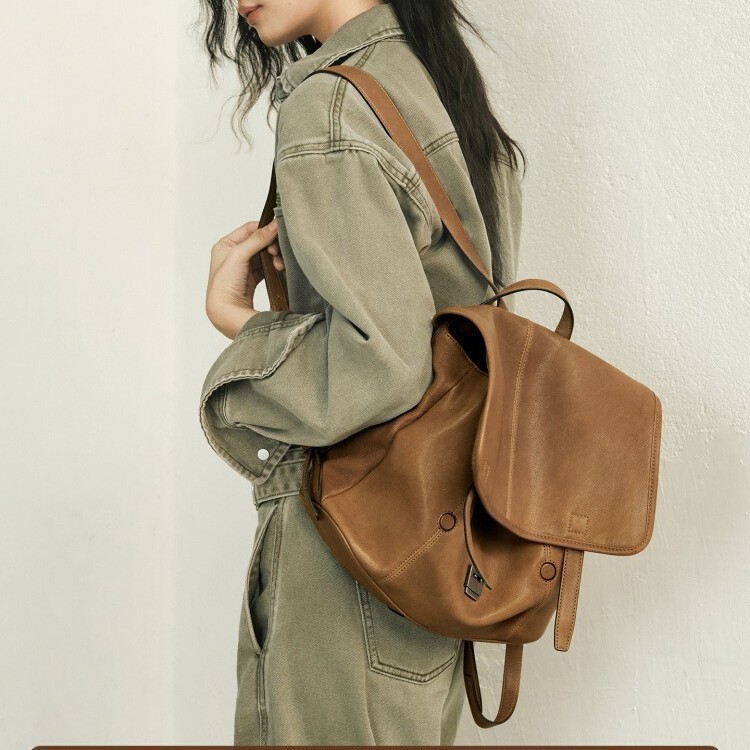 Personalized Waxed Canvas Mess - Business Backpack Brief avaliação e preço