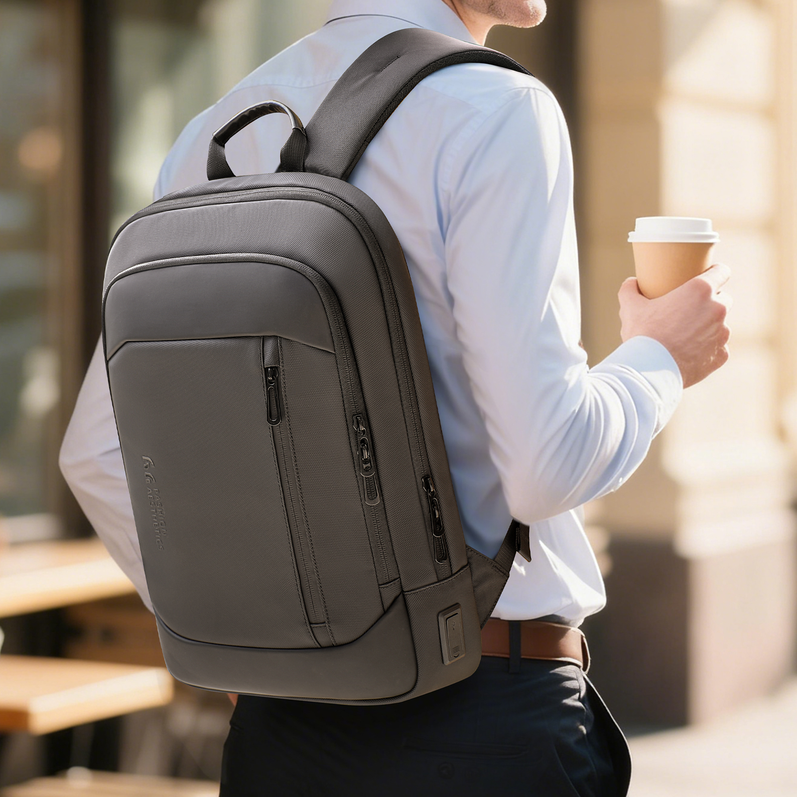 HK Lightweight Men's Business  - Laptop Backpack 15.6 avaliação e preço