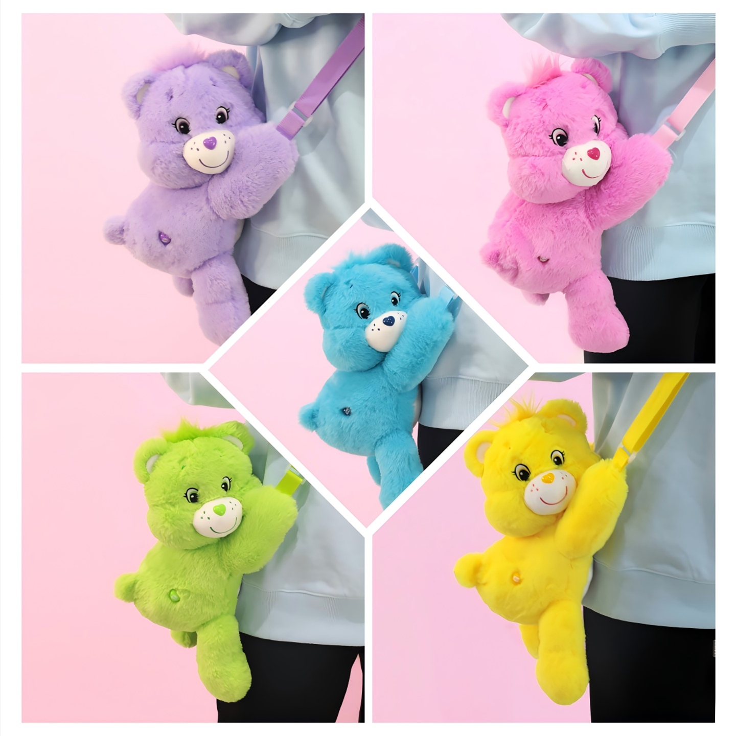 Care Bears Cute Plush Crossbod - Mini Backpack Purse avaliação e preço
