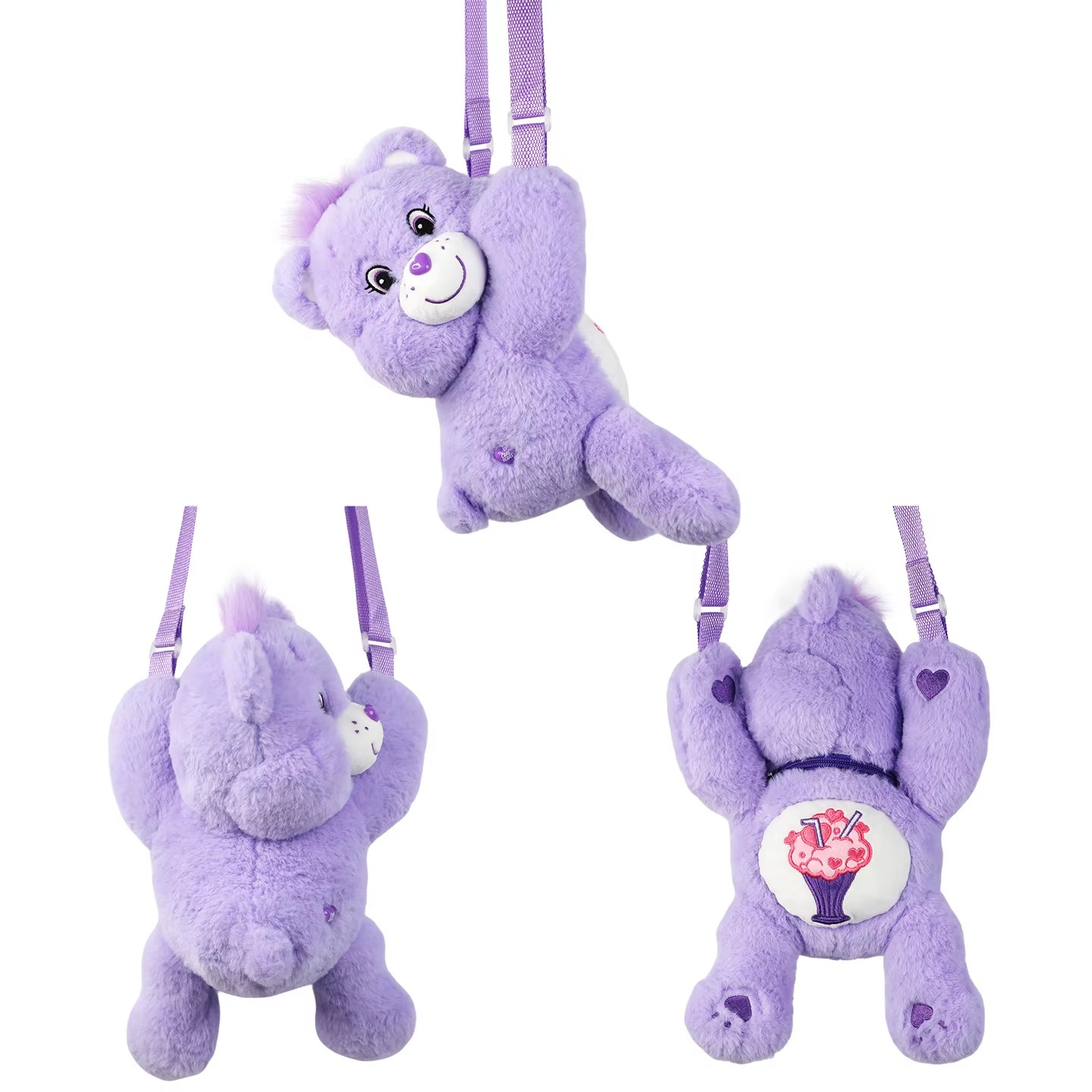 Care Bears Cute Plush Crossbod - Mini Backpack Purse avaliação e preço