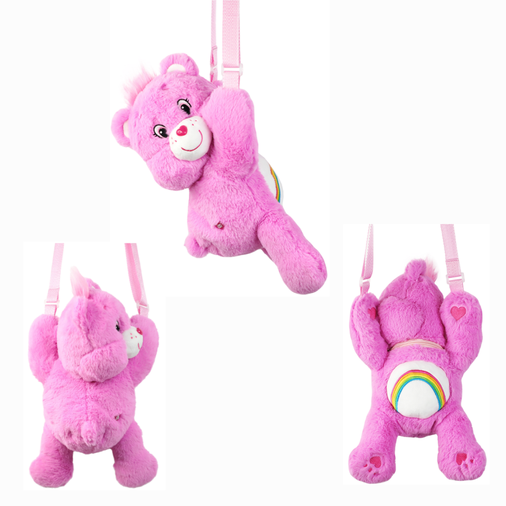 Care Bears Cute Plush Crossbod - Mini Backpack Purse avaliação e preço