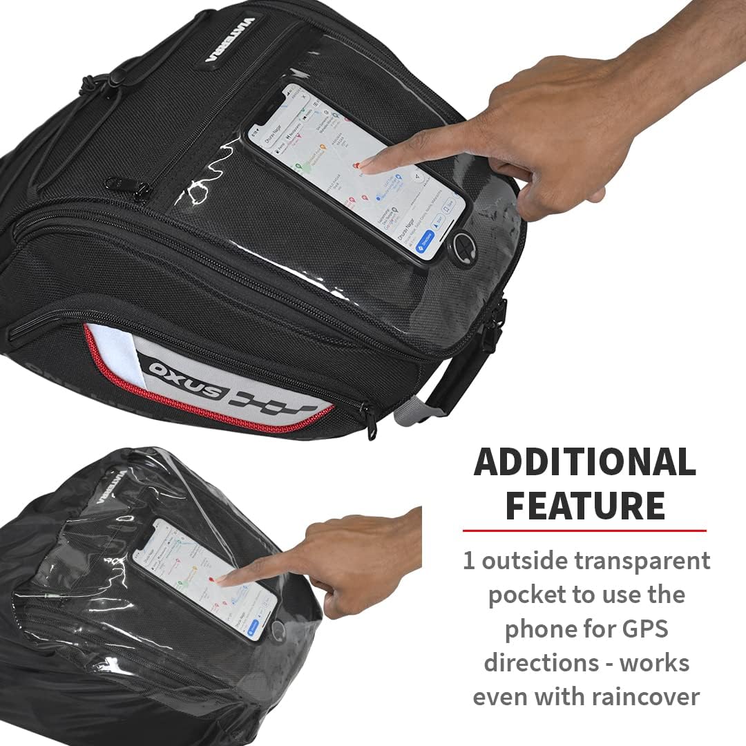 13L Motorcycle Tank Bag: Conve - Rain Cover Backpack avaliação e preço