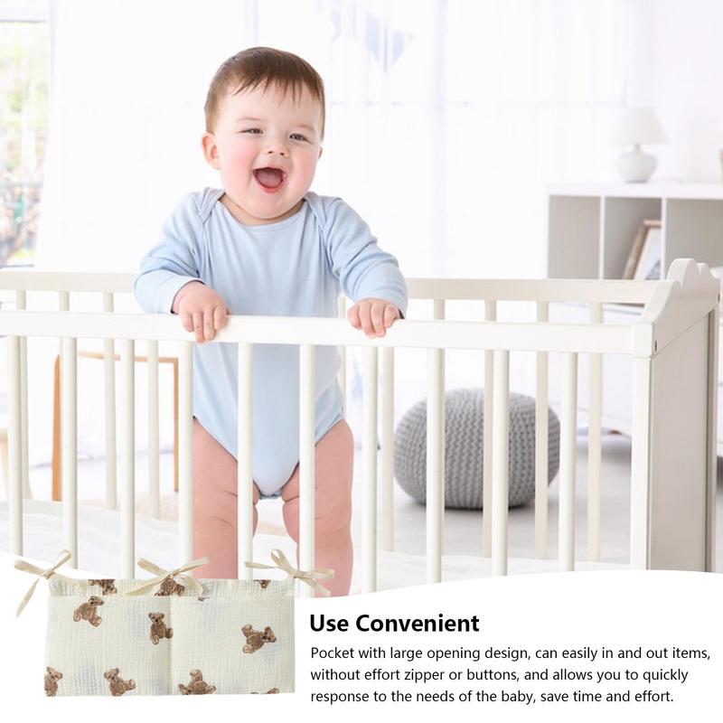 Baby Crib Organizer Cot Caddy  - Backpack Diaper Bag avaliação e preço