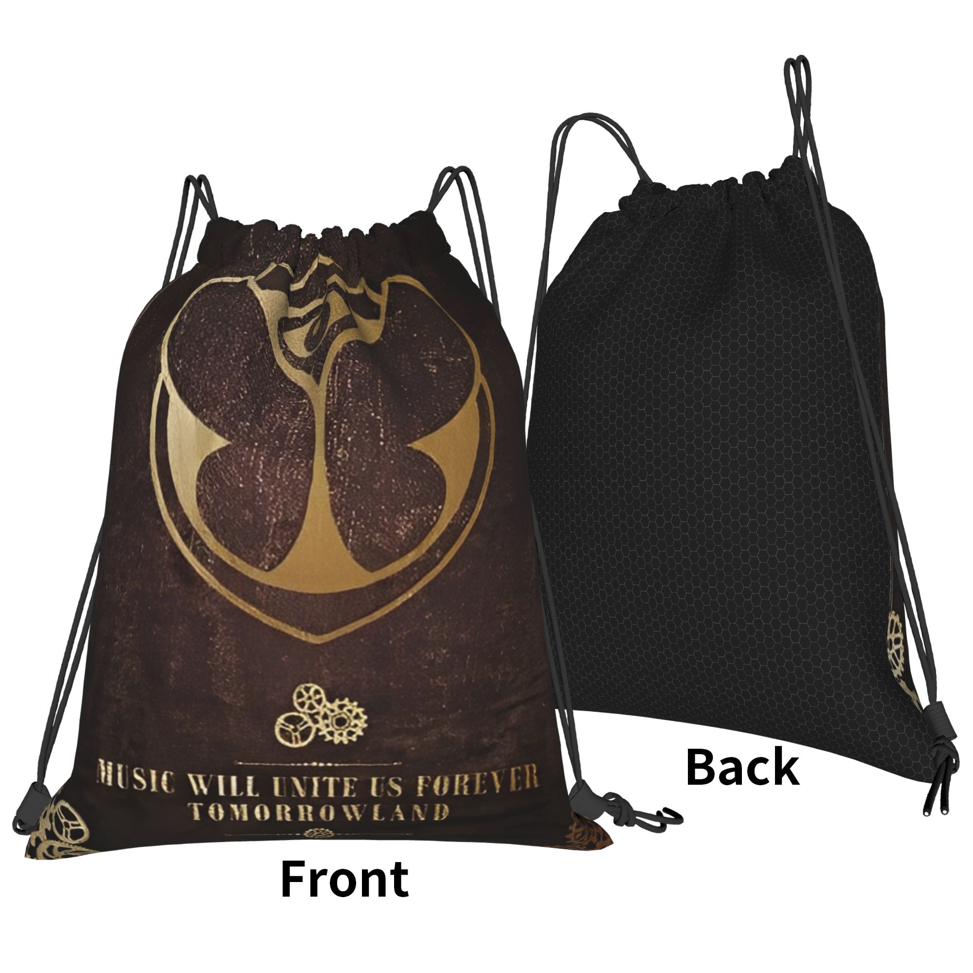 Tomorrowlands  Drawstring Bags - Drawstring Gym Bag avaliação e preço