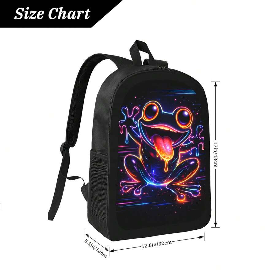 Cyber Frog Backpack Stylish Ca - Fashion Backpack Women avaliação e preço