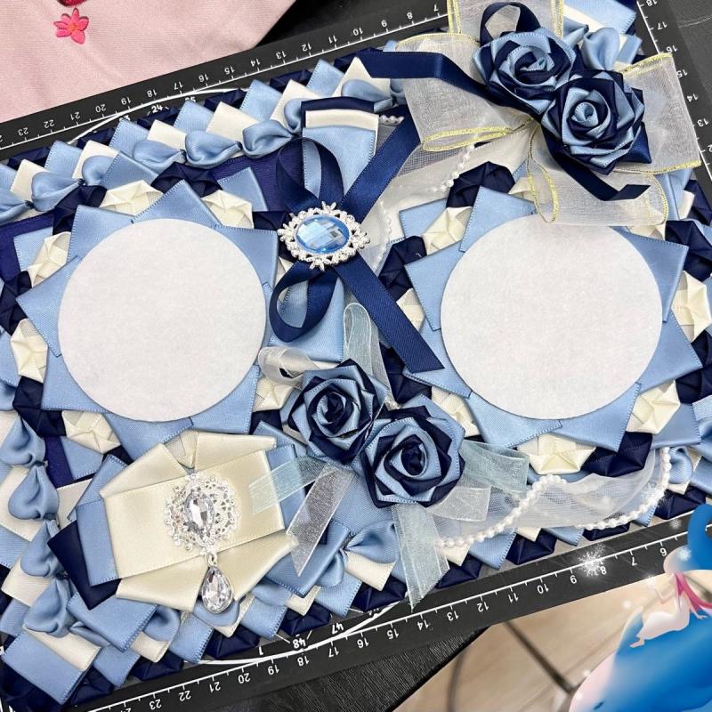 ribbon lace hand made Flower F - Backpack Insert Organizer avaliação e preço