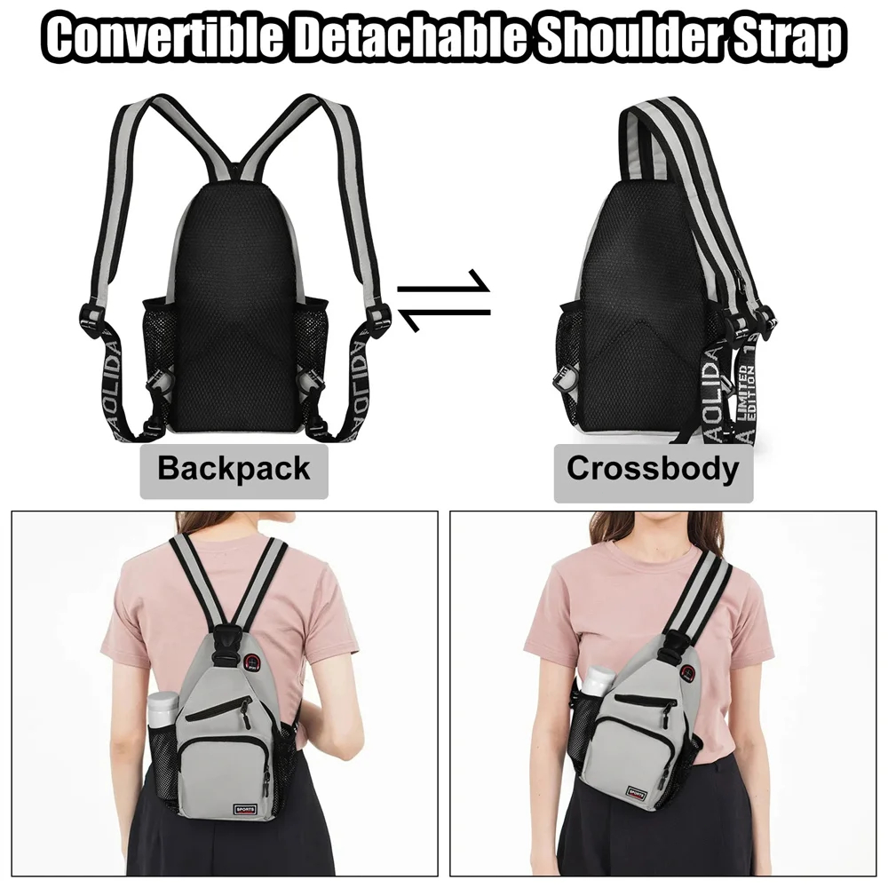 Multi-pocket Casual Chest Bag  - Sling Backpack Shoulder avaliação e preço
