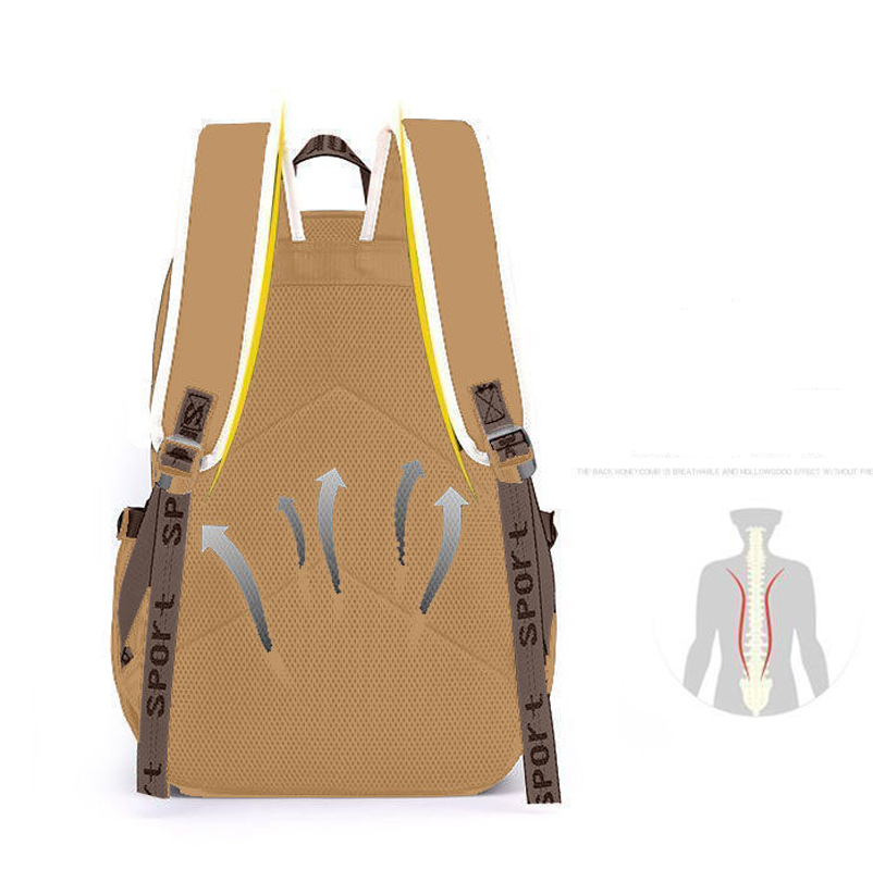 Kawaii Capybara Stylish Khaki  - School Backpack Teen avaliação e preço