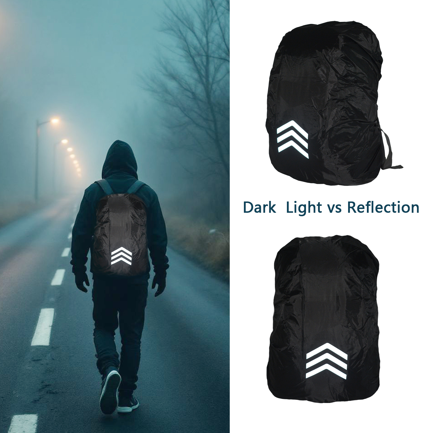 10-55L Waterproof Backpack Cas - Rain Cover Backpack avaliação e preço