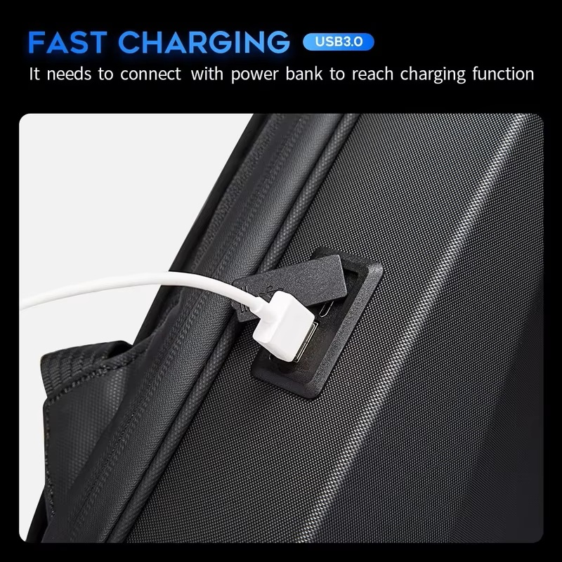 BANGE NEW Shell Design Anti-Th - Laptop Backpack 15.6 avaliação e preço