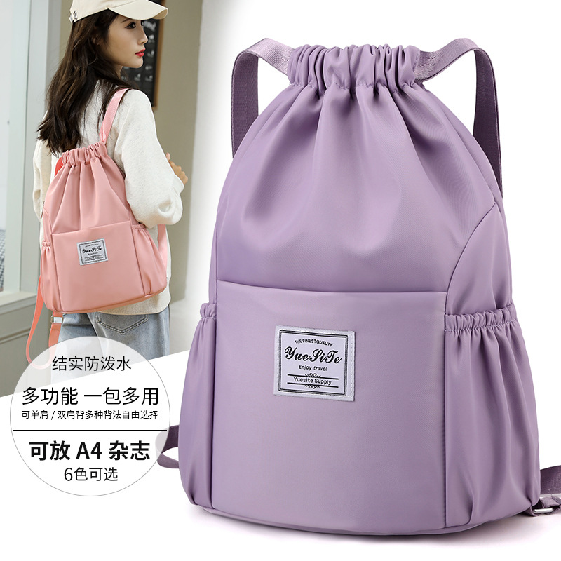 Sports Gym Drawstring Bag Wate - Drawstring Gym Bag avaliação e preço