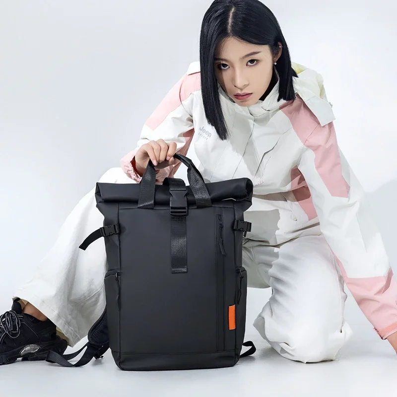 Unisex Fashionable Minimalist  - Canvas Backpack Casual avaliação e preço