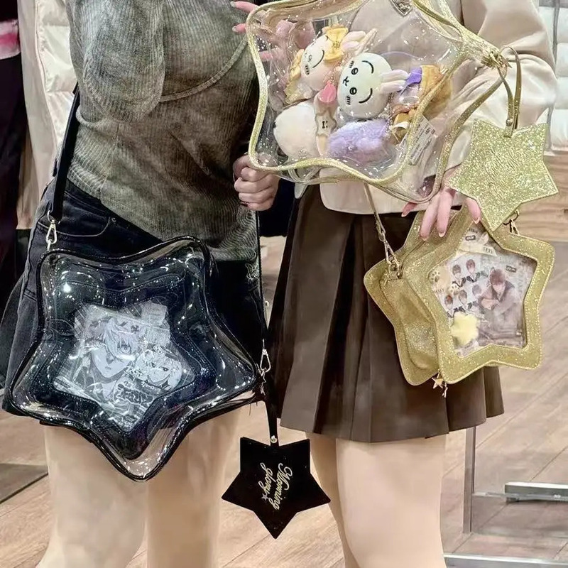 Y2K Cute Bling Star Ita Crossb - Mini Backpack Purse avaliação e preço