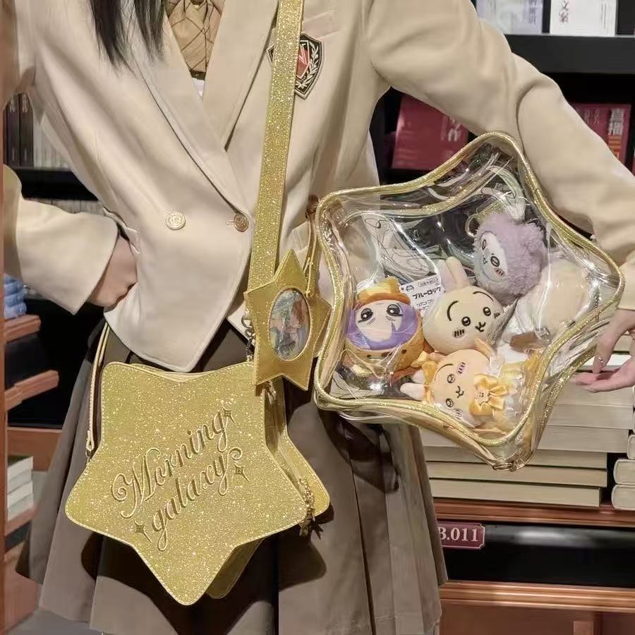 Y2K Cute Bling Star Ita Crossb - Mini Backpack Purse avaliação e preço