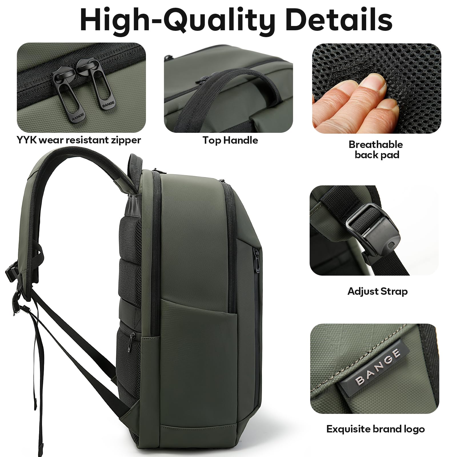 BANGE Fashion Simple Design Wo - Travel Backpack Anti Theft avaliação e preço