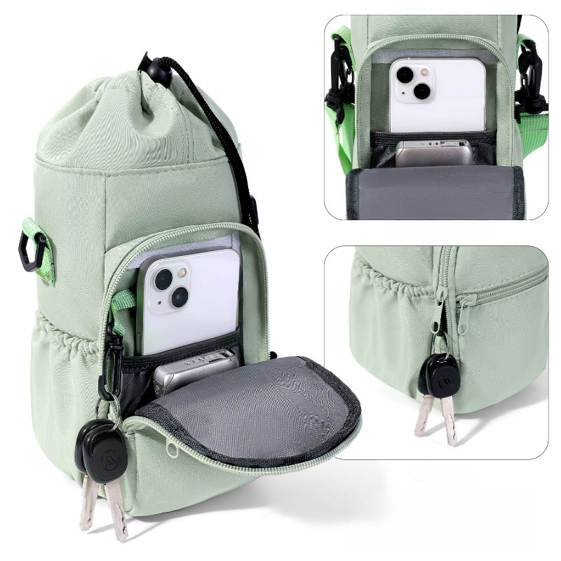 2pcs Water Bottle Crossbody Ba - Hydration Pack Outdoor avaliação e preço