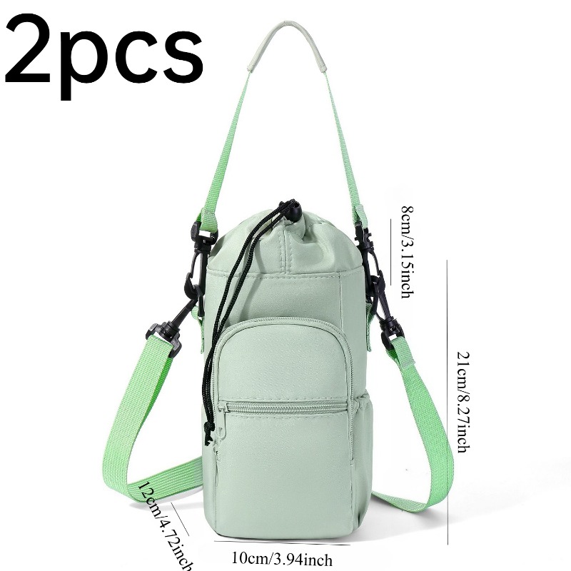 2pcs Water Bottle Crossbody Ba - Hydration Pack Outdoor avaliação e preço