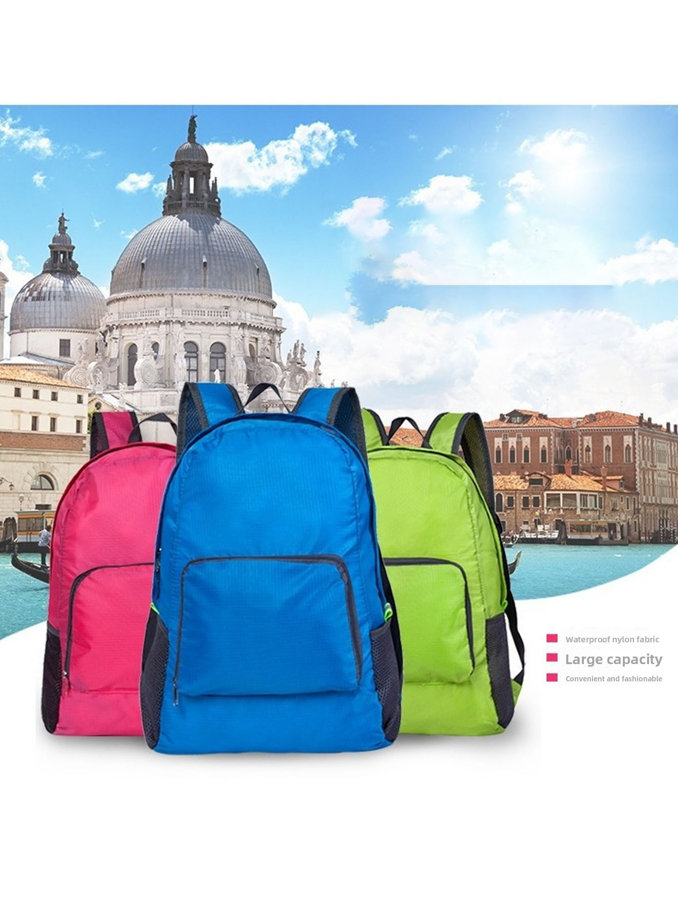 Foldable travel bag, lightweig - Foldable Backpack Small avaliação e preço