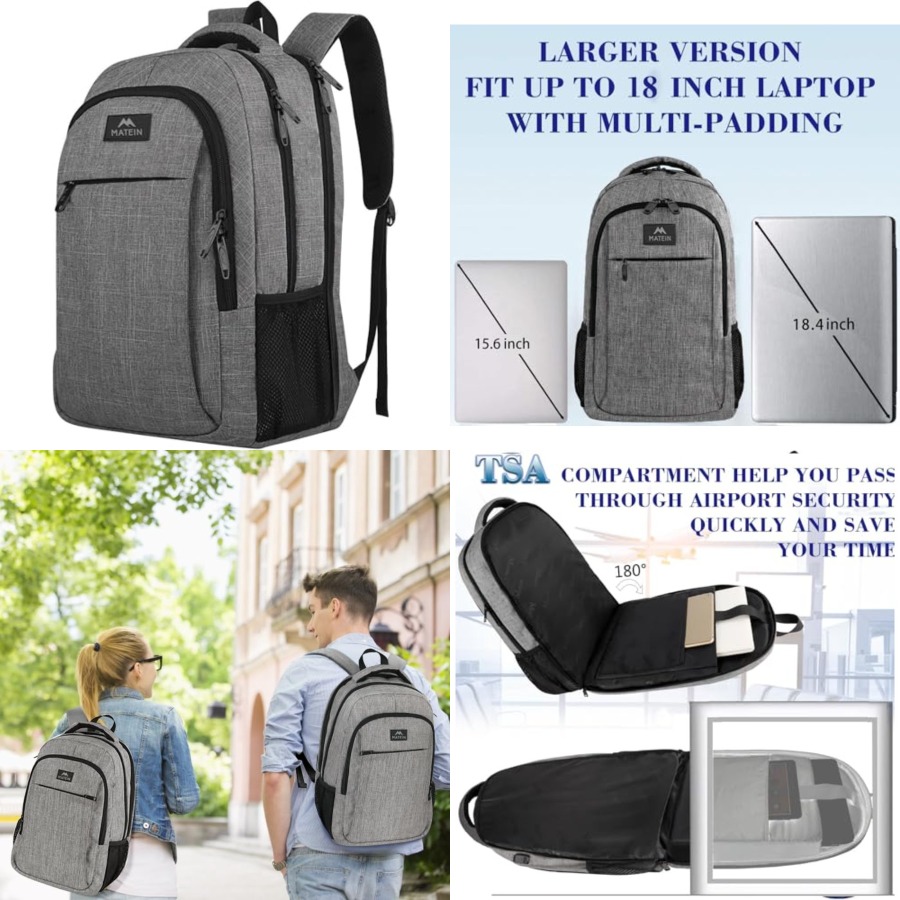 Extra Large.4 Laptop Backpack, - Travel Backpack Anti Theft avaliação e preço