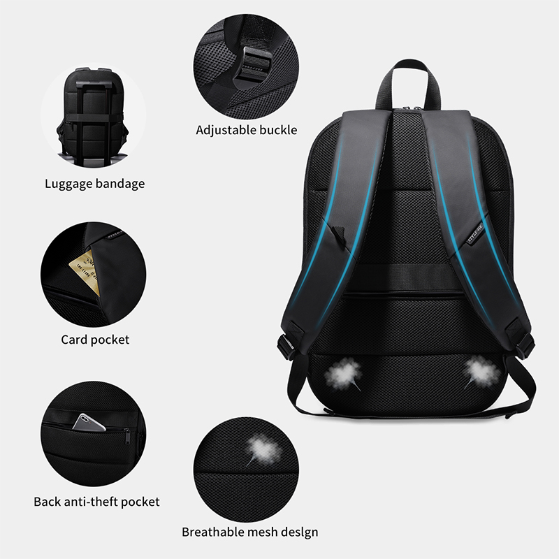 Heroic Knight Ultra-Thin Busin - Travel Backpack Anti Theft avaliação e preço