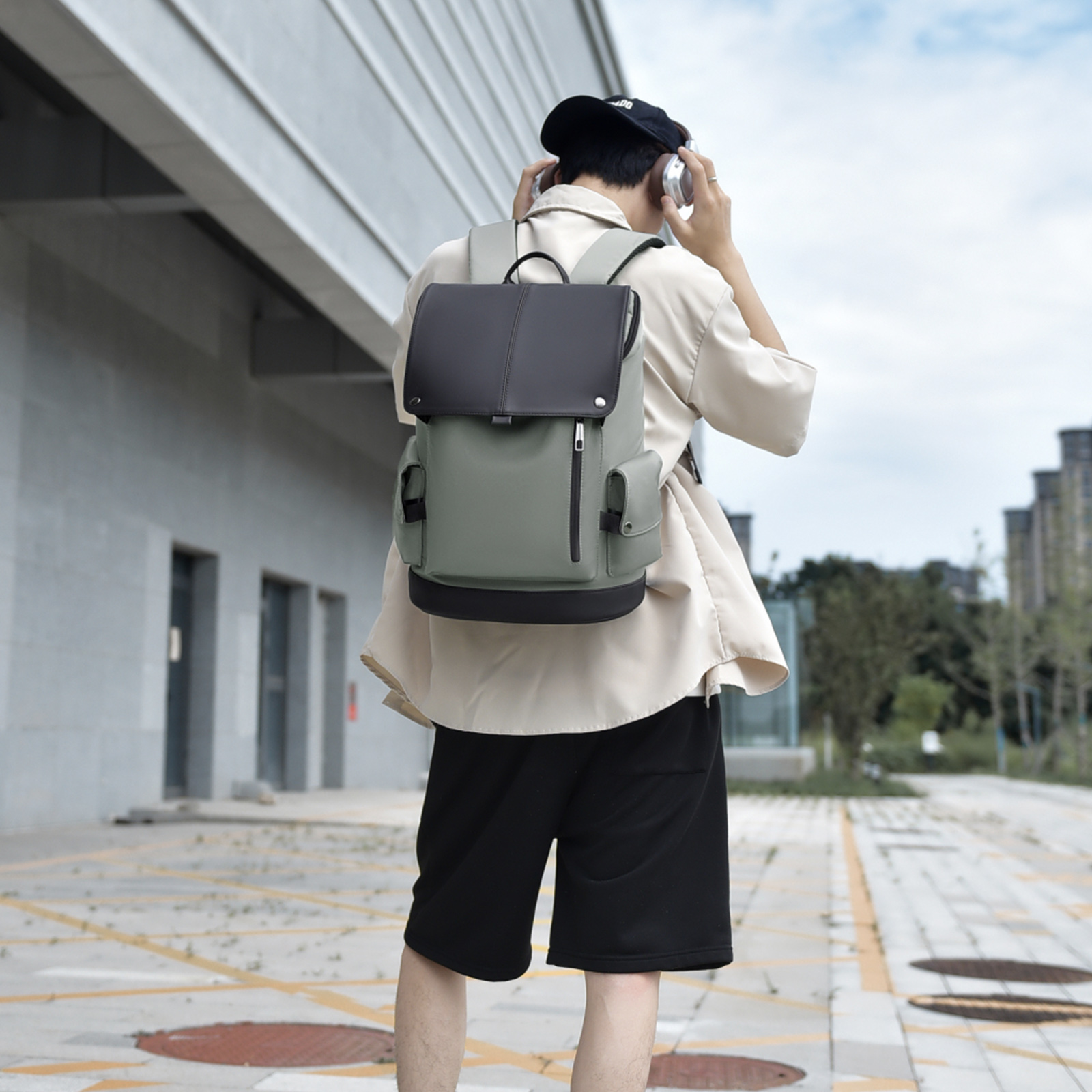15.6in Laptop Backpack Oxford  - Hiking Backpack Waterproof avaliação e preço