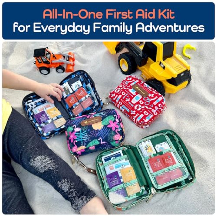 KeepGoing Travel First Aid Kit - Mini Backpack Purse avaliação e preço