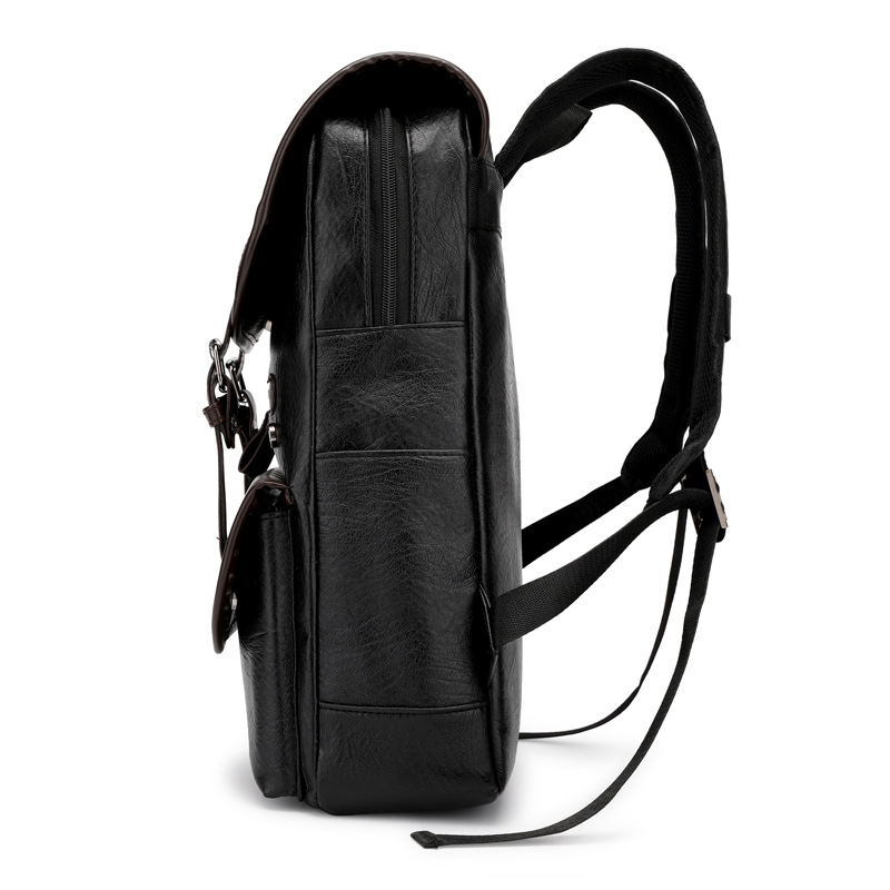 Vintage Leather Laptop Backpac - Business Backpack Brief avaliação e preço