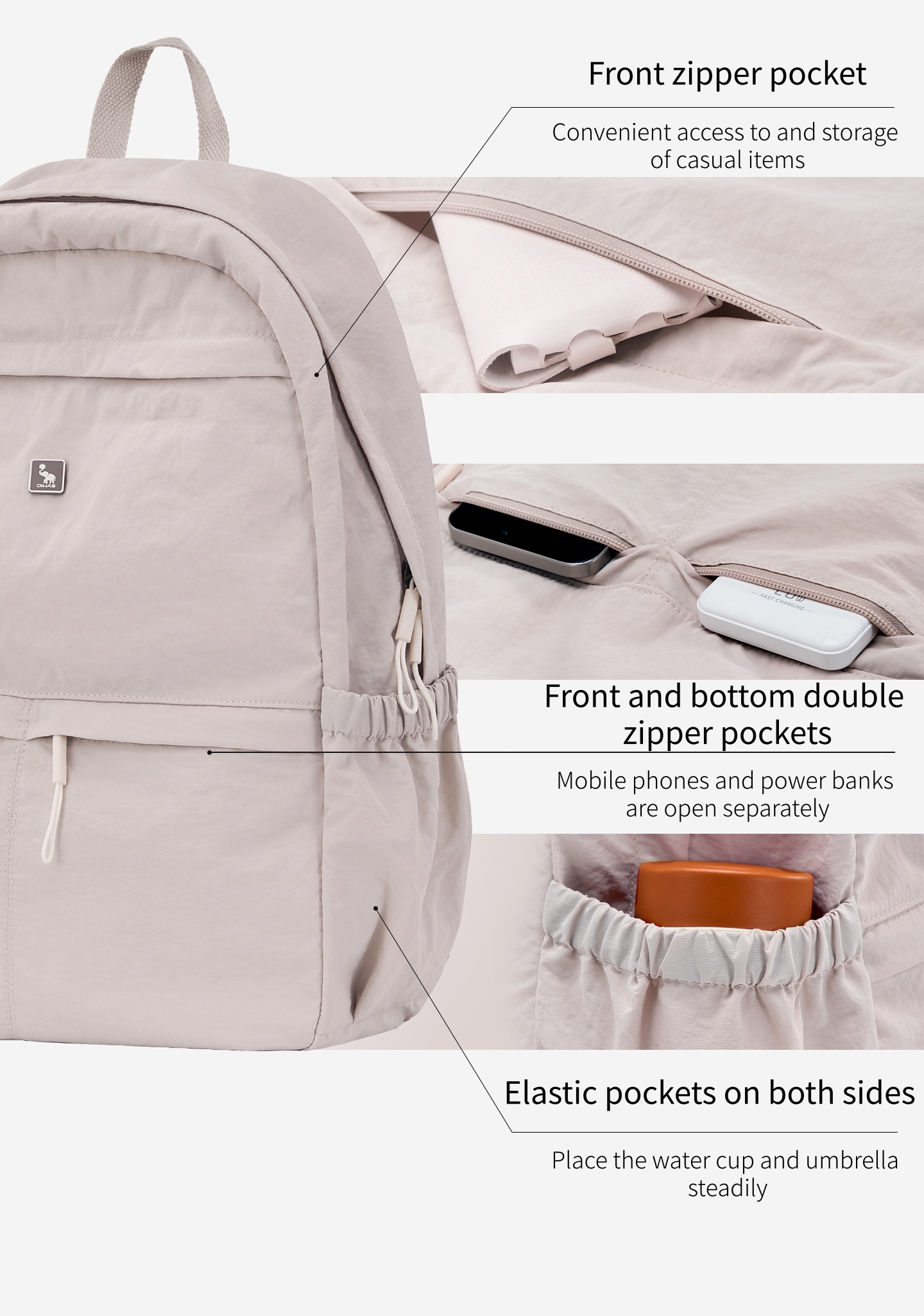 OIWAS Ultra lightweight and st - Canvas Backpack Casual avaliação e preço