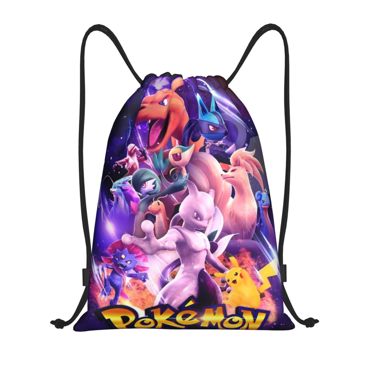 Cute Cartoon Manga Poke-Mon Ba - Drawstring Gym Bag avaliação e preço