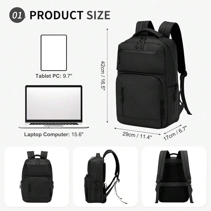 Waterproof Laptop Backpack For - Laptop Backpack 15.6 avaliação e preço