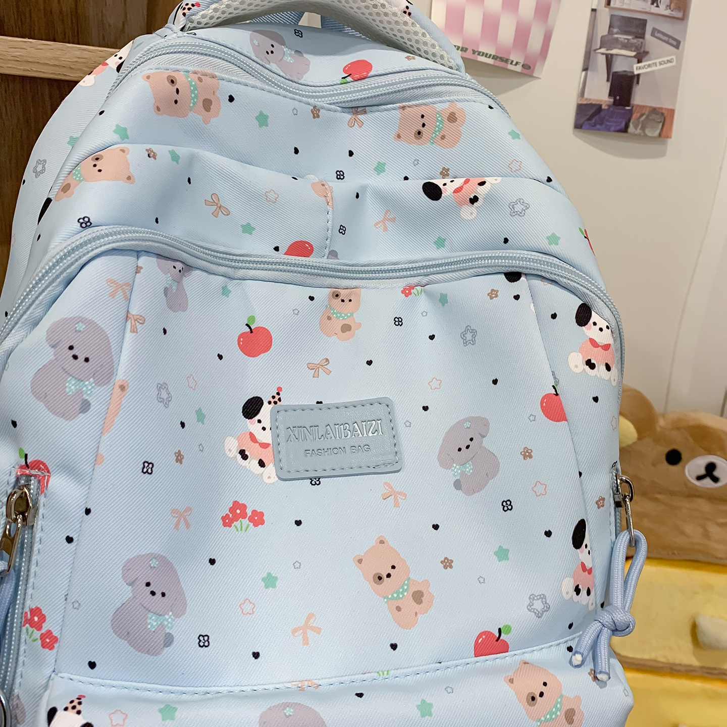 Cute Animal Print Backpack Wom - School Backpack Teen avaliação e preço