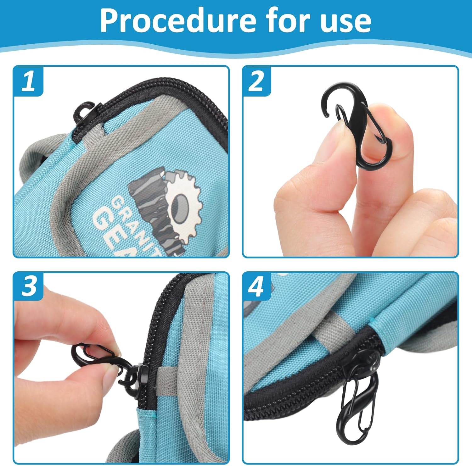 Lock Combo, Total 21PCS Clips  - Backpack Lock Combo avaliação e preço