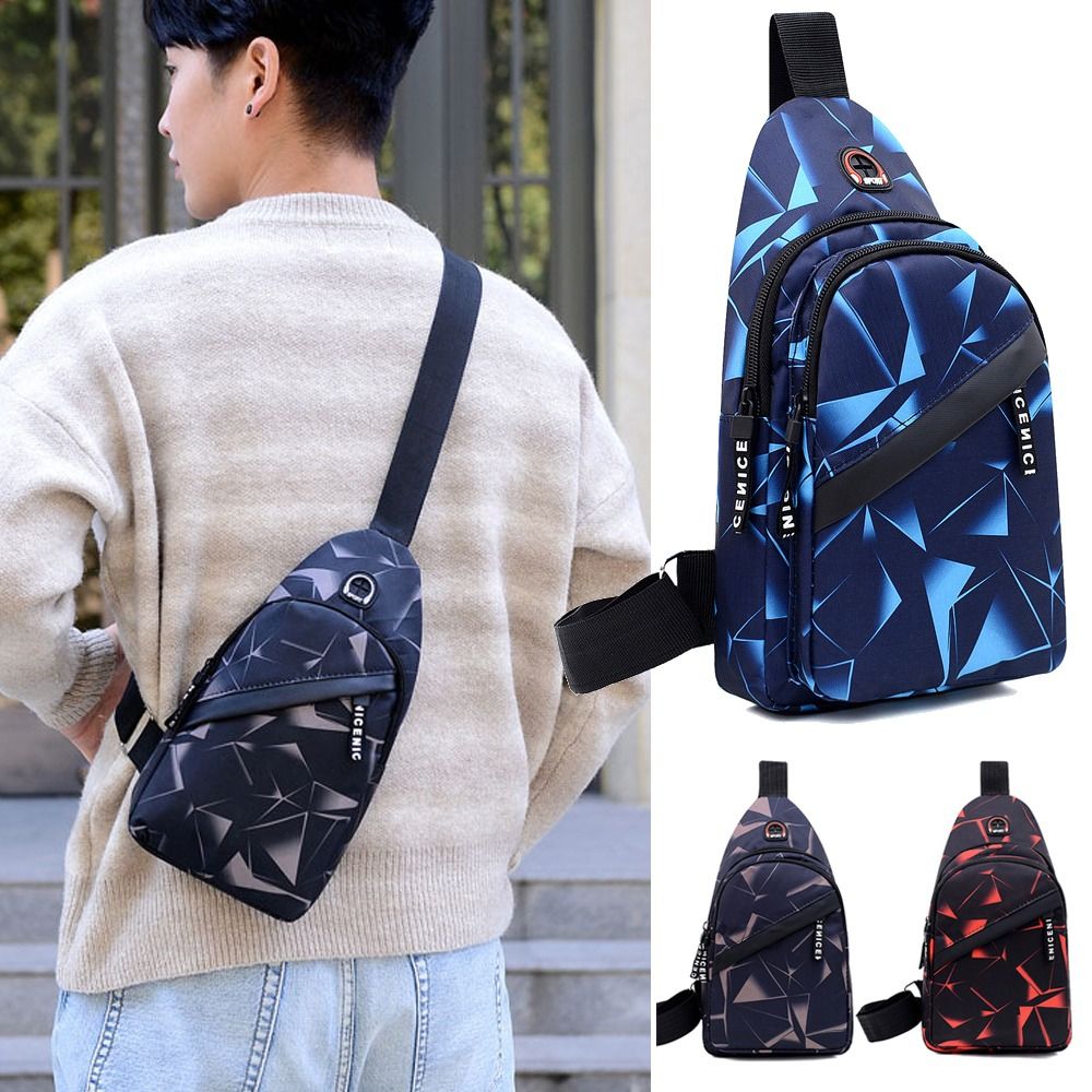 Fashion 2-Layer Chest bag Trav - Sling Backpack Shoulder avaliação e preço