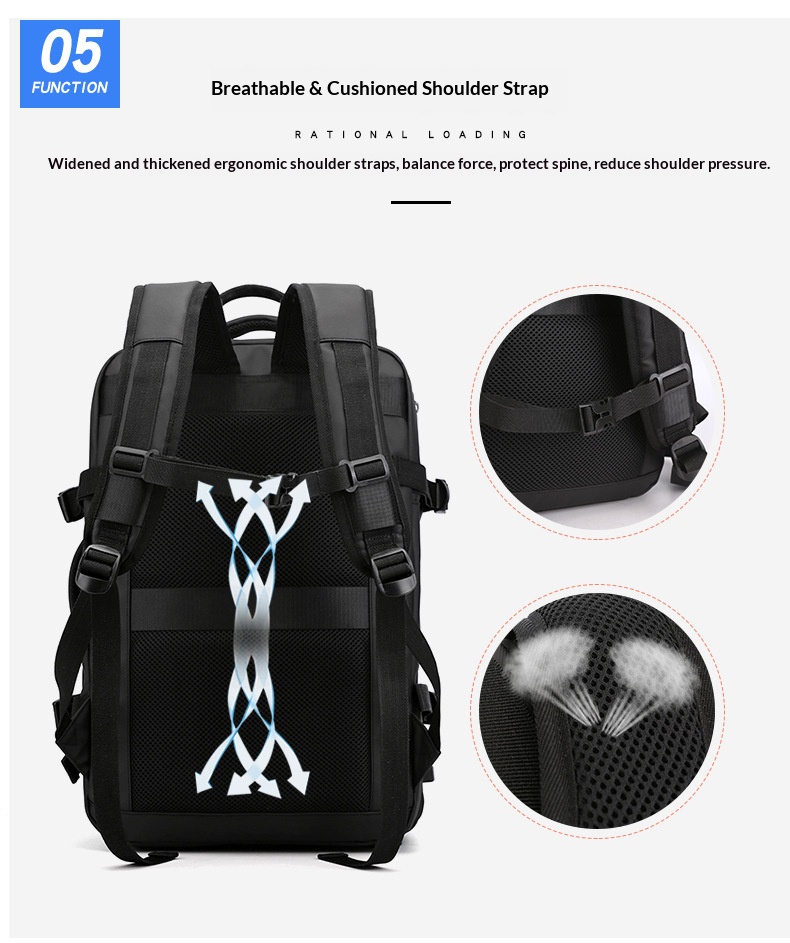 Anti Theft Nylon Business Back - Travel Backpack Anti Theft avaliação e preço