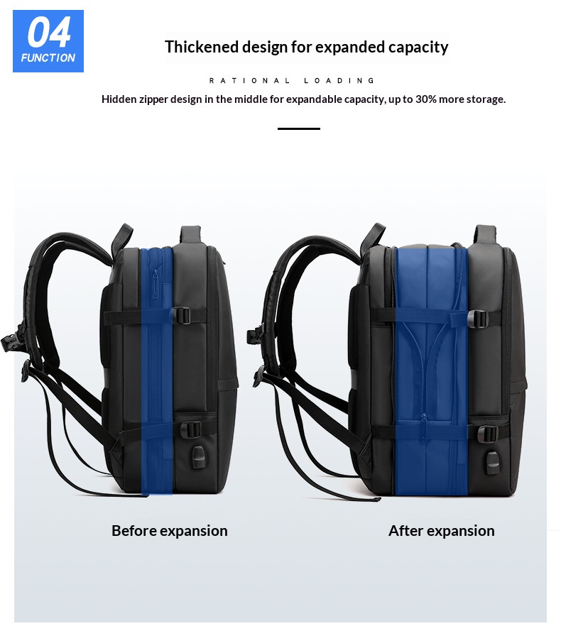 Anti Theft Nylon Business Back - Travel Backpack Anti Theft avaliação e preço