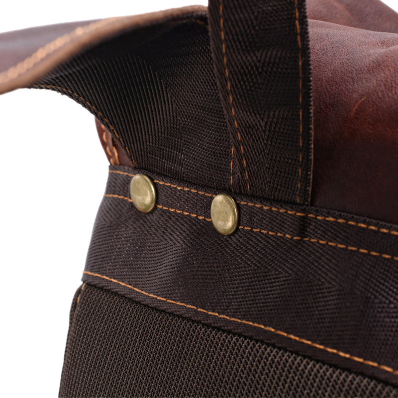 European and American vintage  - Leather Backpack Vintage avaliação e preço