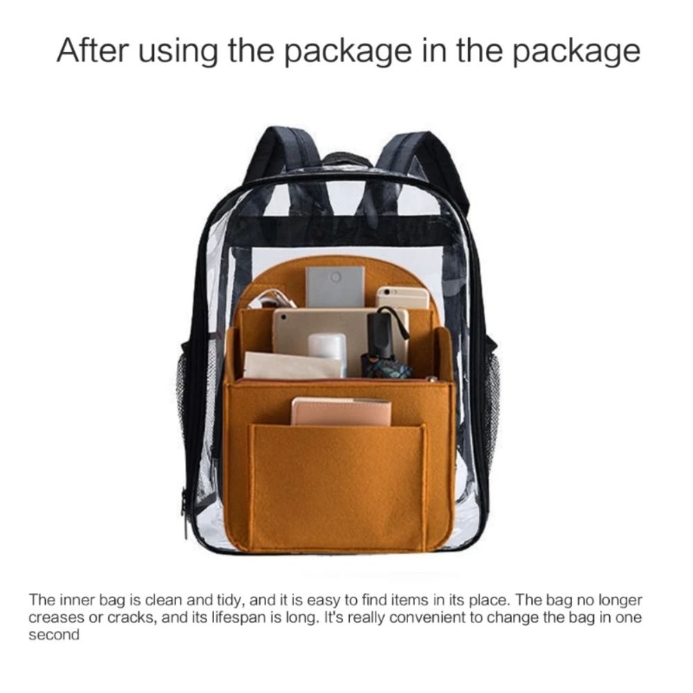 Makeup Organizer Felt Insert B - Backpack Insert Organizer avaliação e preço
