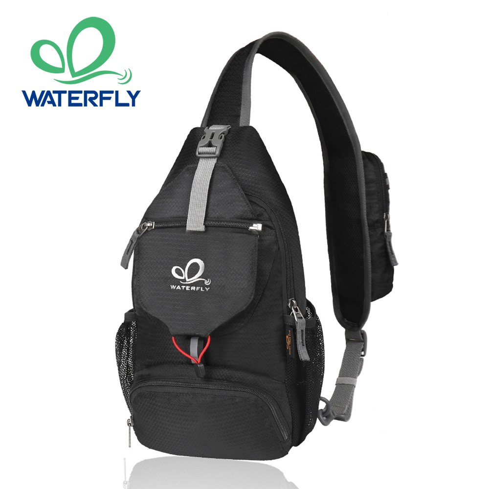WATERFLY Chest Bag Shoulder Sm - Sling Backpack Shoulder avaliação e preço