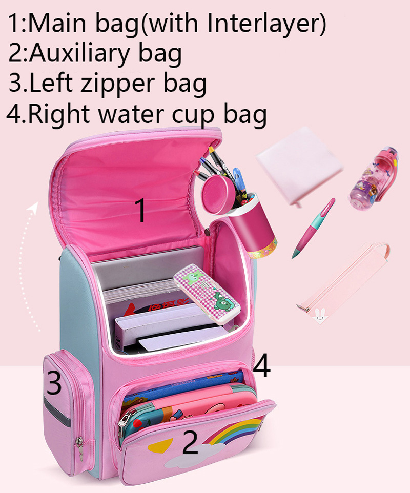 Kid Backpack for Girl Unicorn  - School Backpack Teen avaliação e preço