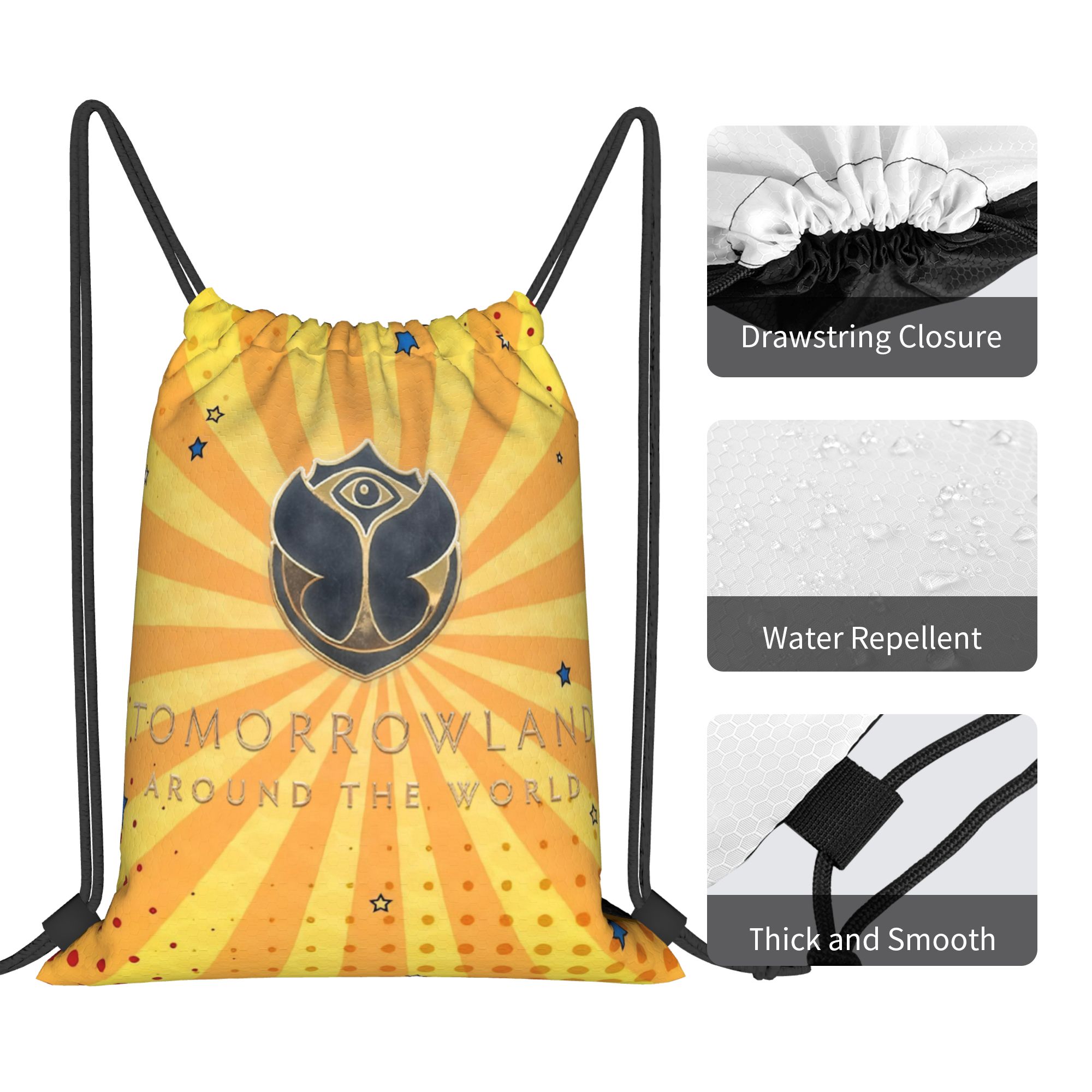 Tomorrowlands Festival Music D - Drawstring Gym Bag avaliação e preço